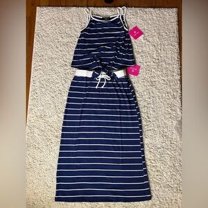 Girls size Large (14) Amy Byer 2 Piece Tank + Skirt Set NWT